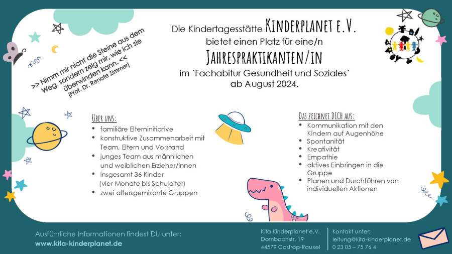KiTa Kinderplanet - Stellenangebote
